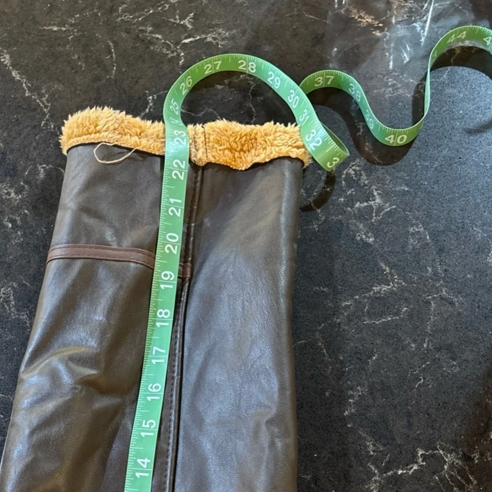 MEN HOODCOAT LEATHERLIKE FINISH PLUSH LINING TOGGLES BUCKLES 48 CHEST STREETWEAR - Picture 12 of 14